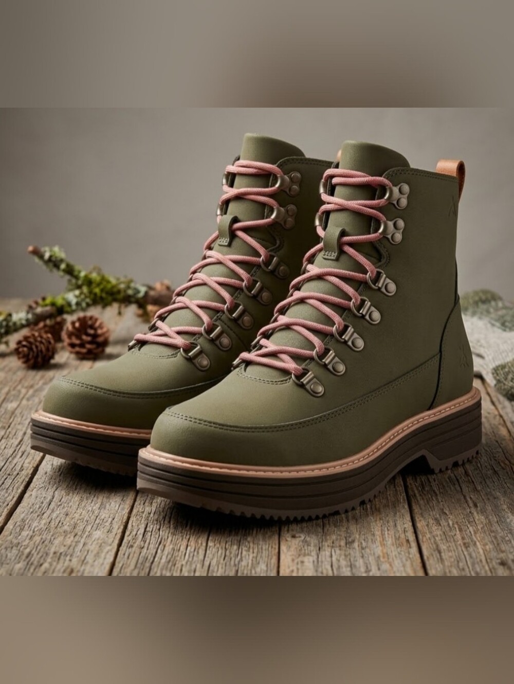 NEW! Teva Midform Olive Boots Sz 9